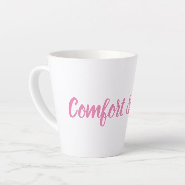 Tasse Latte Confort et joie (Angle gauche)