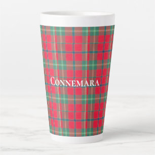 Tasse Latte Connemara Ireland Tartan