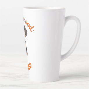 Tasse Latte Conserver le calme et boire du café - Art numériqu