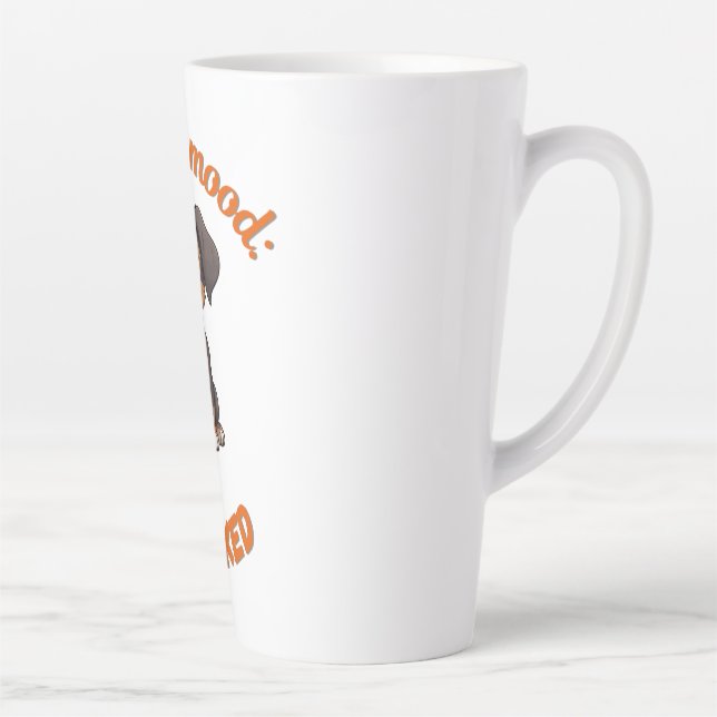 Tasse Latte Conserver le calme et boire du café - Art numériqu (Droite)