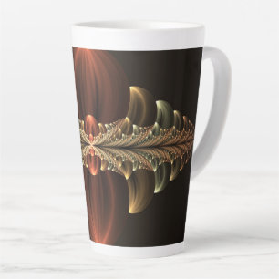 Tasse Latte Construction d'Imaginaires Art Fractal Abstrait br