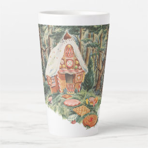 Tasse Latte Conte de fées vintage, Maison en bonbons de Hansel