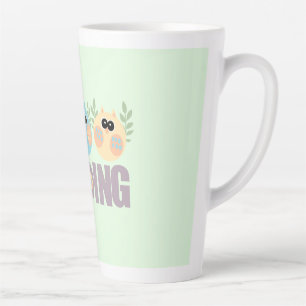 Tasse Latte Cooing des hiboux