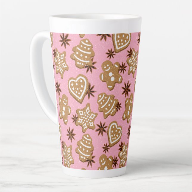 Tasse Latte cookies de Noël (Angle gauche)