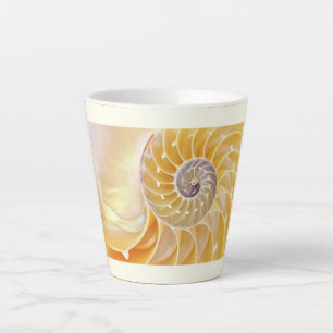 Tasse Latte Coquille de Nautilus