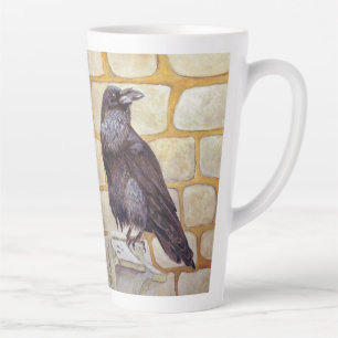 Tasse Latte Corbeau
