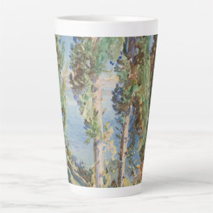 Tasse Latte Corfu Cyprès par John Singer Sargent