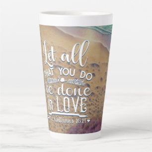 Tasse Latte Corinthiens 16-14 Amour