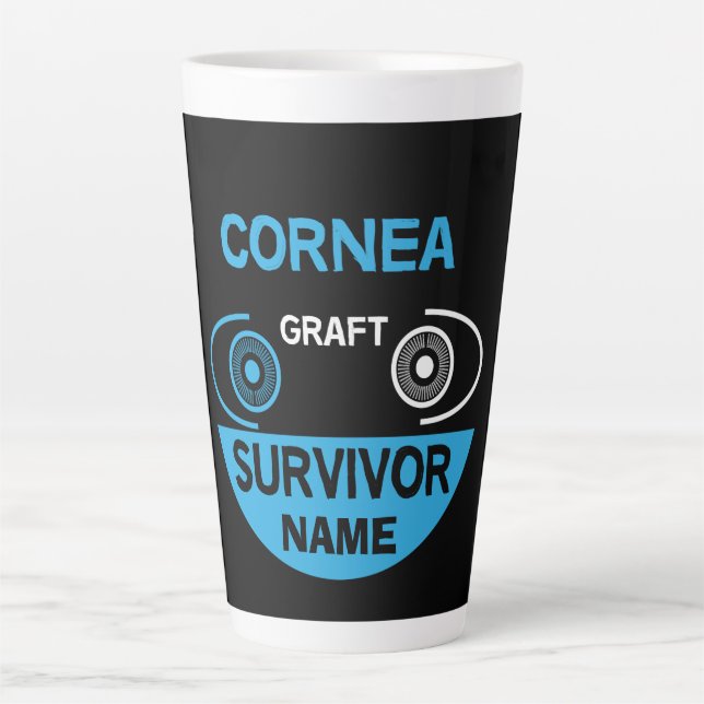 Tasse Latte Cornea Graft Survivant de la transplantation de co (Devant)