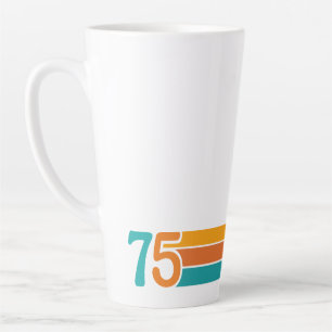 Tasse Latte Coucher de soleil rétro 75