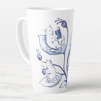 Tasse Latte Coupe Cat de contenu