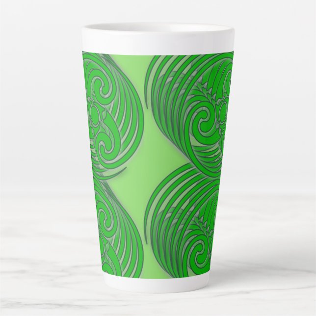 Tasse Latte Coupe celtique de latte spirale (Devant)