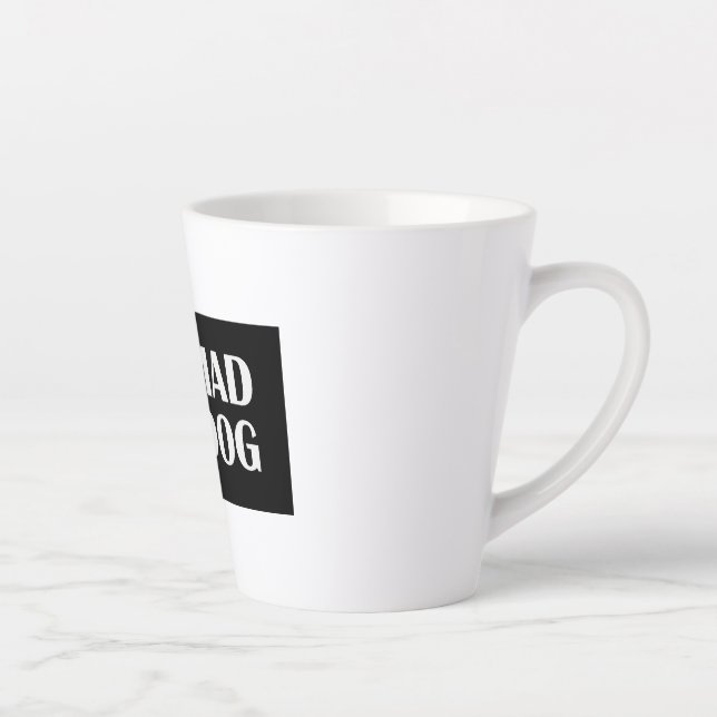 Tasse Latte Coupe des chiens (Droite)