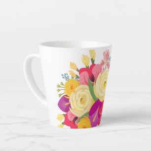 Tasse Latte Coupe du bouquet Latte