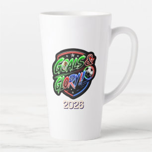 Tasse Latte Coupe du Monde 2026 Célébrez