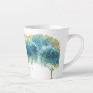 Tasse Latte Coupe Glacial Blue Coffee d'hiver