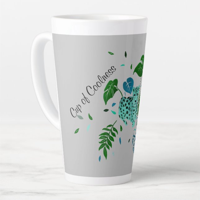 Tasse Latte Coupe Léopard de fraîcheur (Angle gauche)