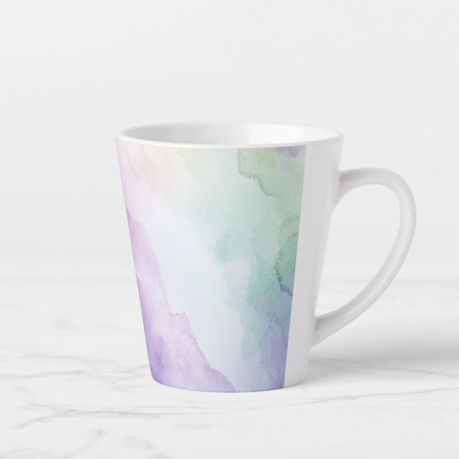 Tasse Latte Coupe Pastel Sips Espresso (Droite)
