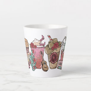 Tasse Latte Coupes de café Country Cowboy   Thème occidental