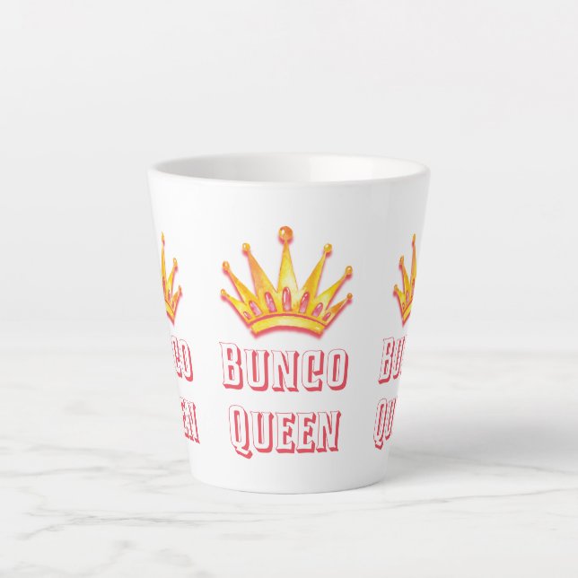 Tasse Latte Couronne royale de Bunco-Queen (Devant)