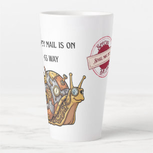 Tasse Latte Courrier Steampunk Joyeux