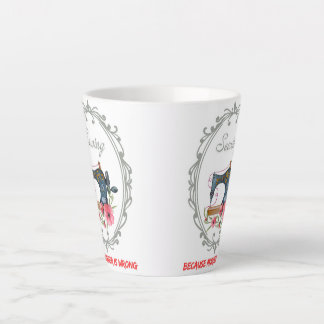Tasse Latte Couture victorienne vintage