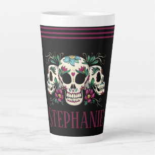 Tasse Latte Crânes