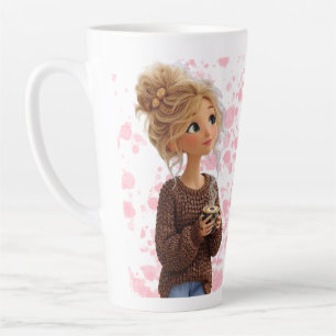 Tasse Latte Création artistique personnalisée pour les meilleu