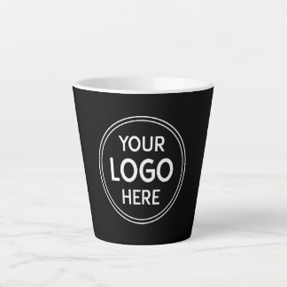 Tasse Latte Créations personnalisées élégantes et modernes vér