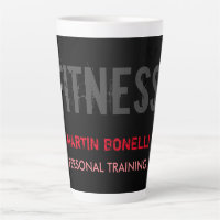 Créative Retro Black Grey Dynamic Personal Trainer
