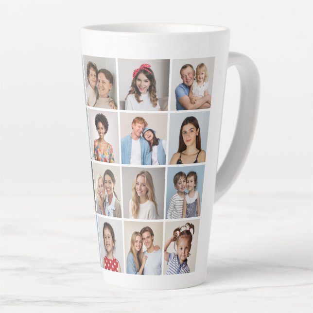 Tasse Latte Créez votre propre collection de photos 20 (Angle droit)