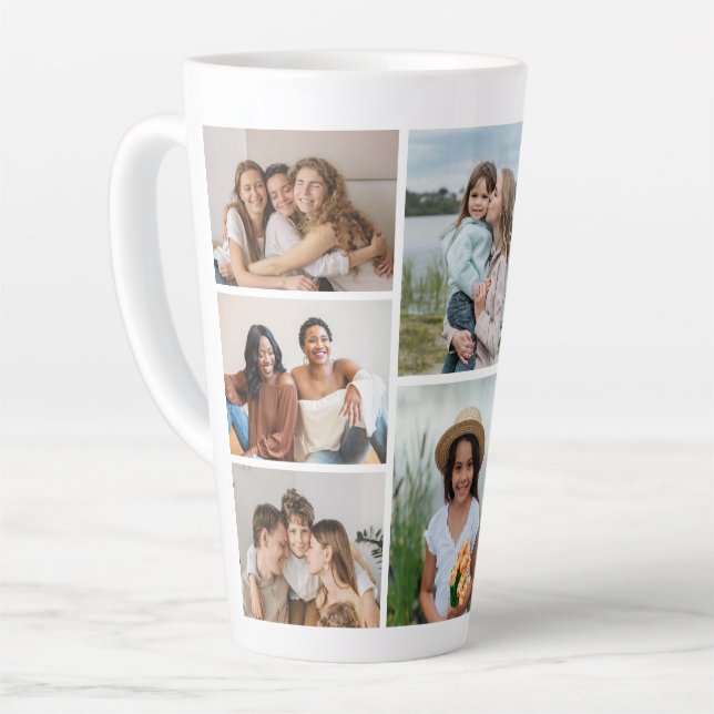 Tasse Latte Créez votre propre collection de photos 8 (Angle gauche)