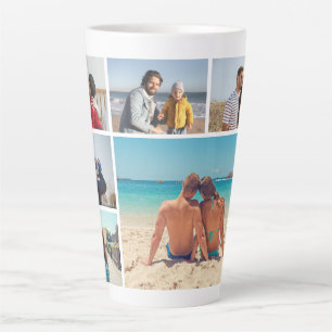 Tasse Latte Créez votre propre collection photo de 6 personnes