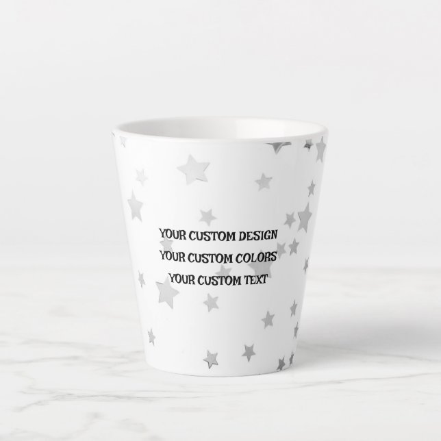 Tasse Latte Créez votre propre personnalisation (Devant)