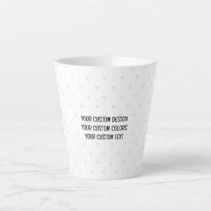 Tasse Latte Créez votre propre personnalisation