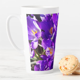 TASSE LATTE CROCUS DE PRINTEMPS