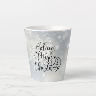 Tasse Latte Croire À La Magie De Noël