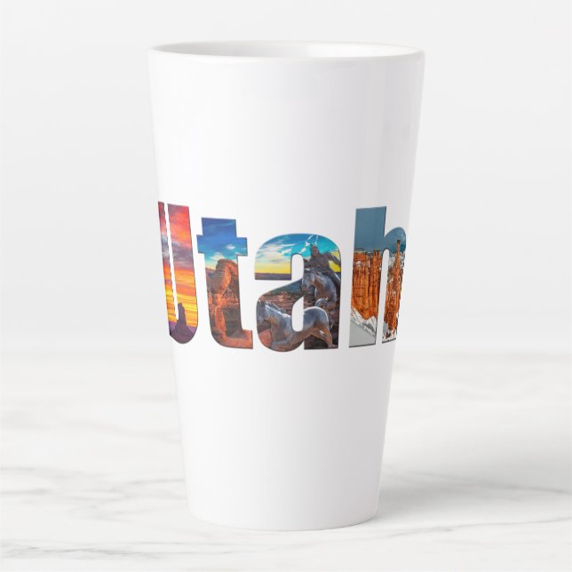 Tasse Latte Crowns of Utah (Devant)