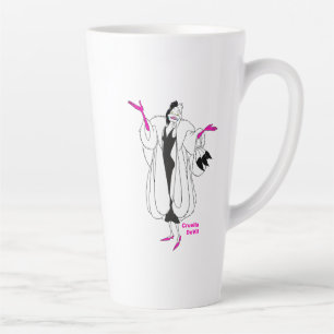 Tasse Latte Cruella de Vil Accessoires Magenta