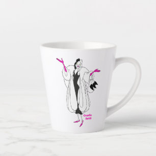 Tasse Latte Cruella de Vil Accessoires Magenta