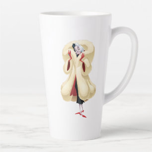 Tasse Latte Cruella de Vil  Fourrure à la mode