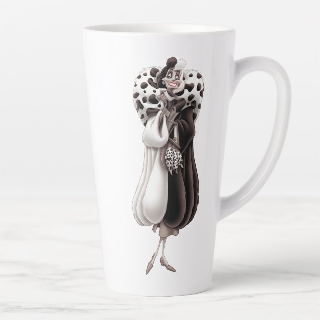 Tasse Latte Cruella de Vil| Sourire "sucré" (Droite)