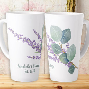 Tasse Latte Cuisine de cottage lavande et eucalyptus