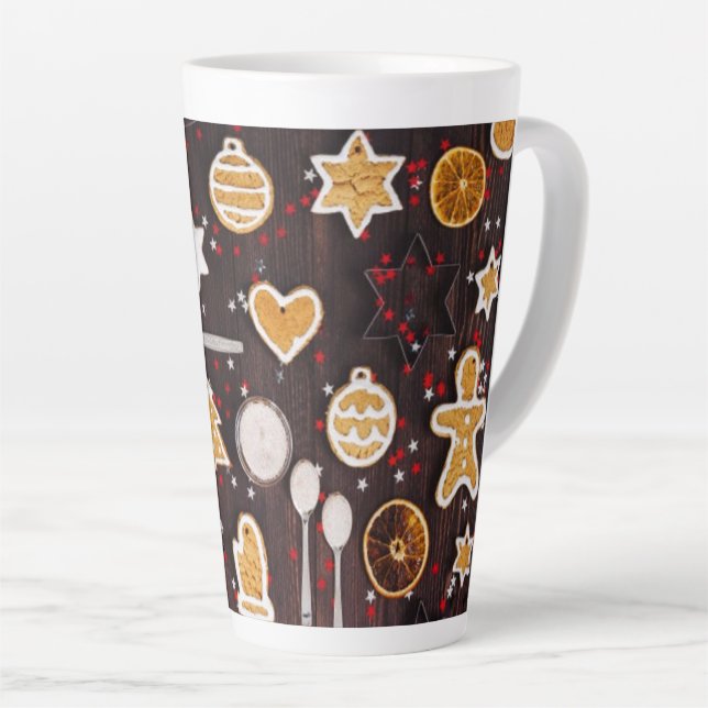Tasse Latte Cuisine de vacances (Angle droit)