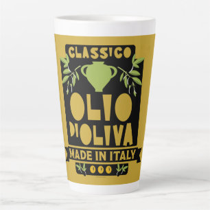 Tasse Latte Cuisine italienne d'huile d'olive
