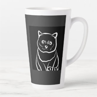 Tasse Latte Cute but Cursed Cat