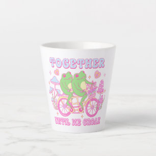 Tasse Latte Cute Grenouille Couple - Ensemble Jusqu'À Ce Que N