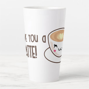 Tasse Latte Cute je t'aime un latte