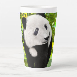 Tasse Latte Cute Panda Bear Kawaii Amoureux des animaux Cadeau