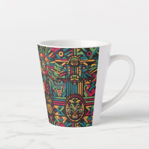 Tasse Latte Cyan Ethéal "Soleil et pyramides éclipsés" Latte M